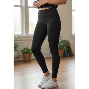 GapFit GFast Black Leggings For Women Size M 27” inseam